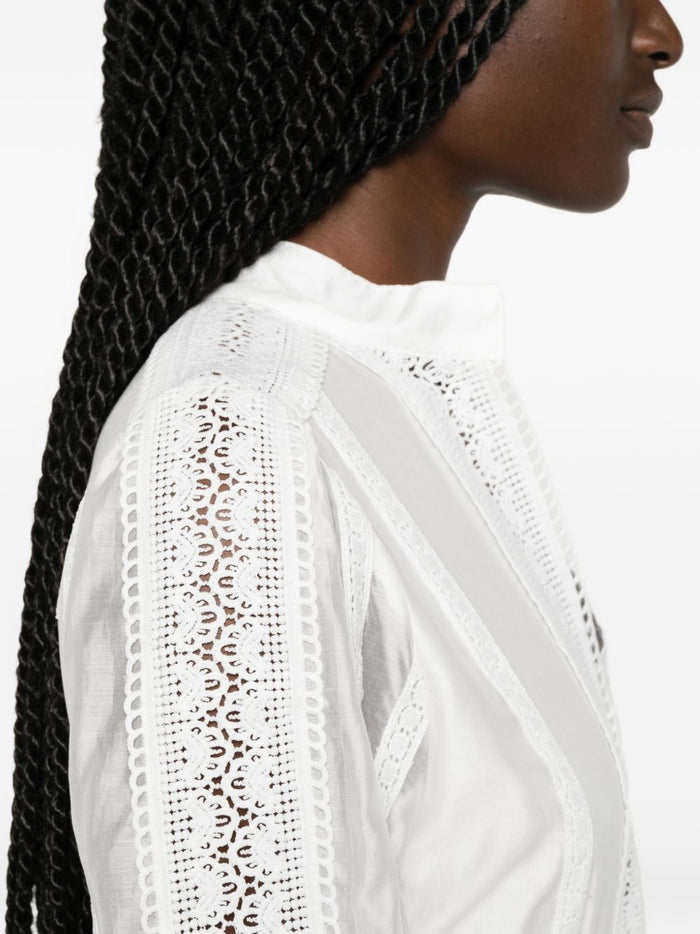 Paperlace Abito Bianco Donna 5