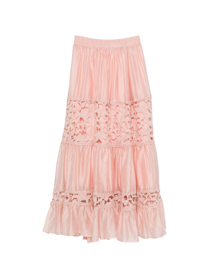 Paperlace Pink Women's Skirt 1