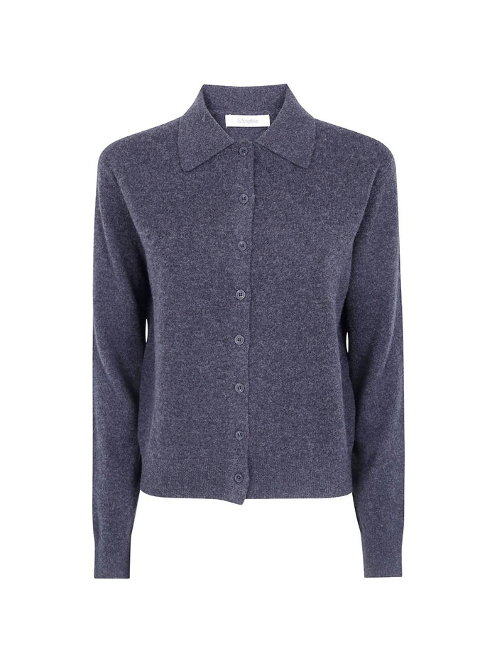 Jcsophie Cardigan Anthracite Donna 1