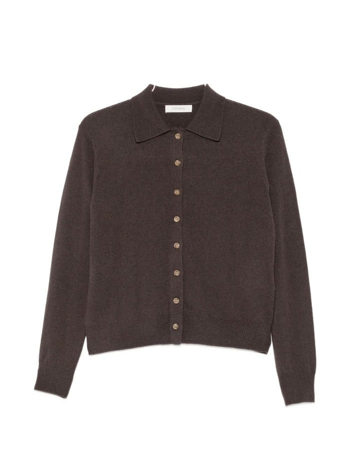 Jcsophie Cardigan Marrone Donna 1