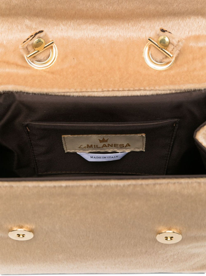 La Milanesa Borsa Beige Donna Paola 4