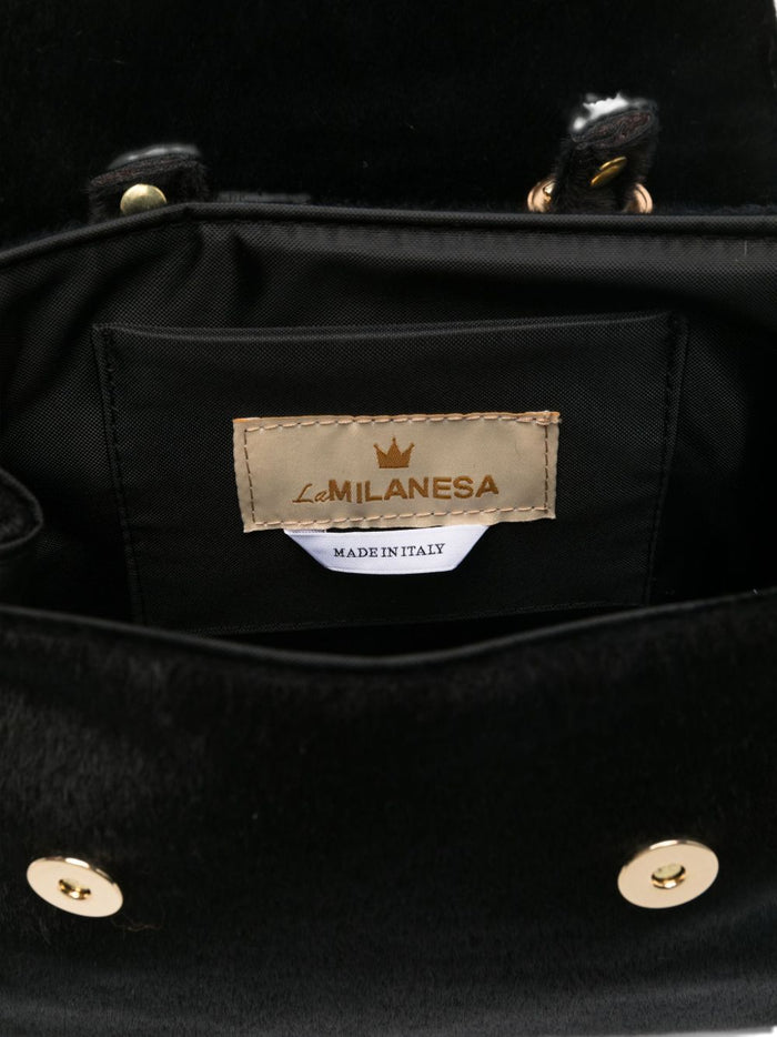 La Milanesa Borsa Nero Donna Paola 3