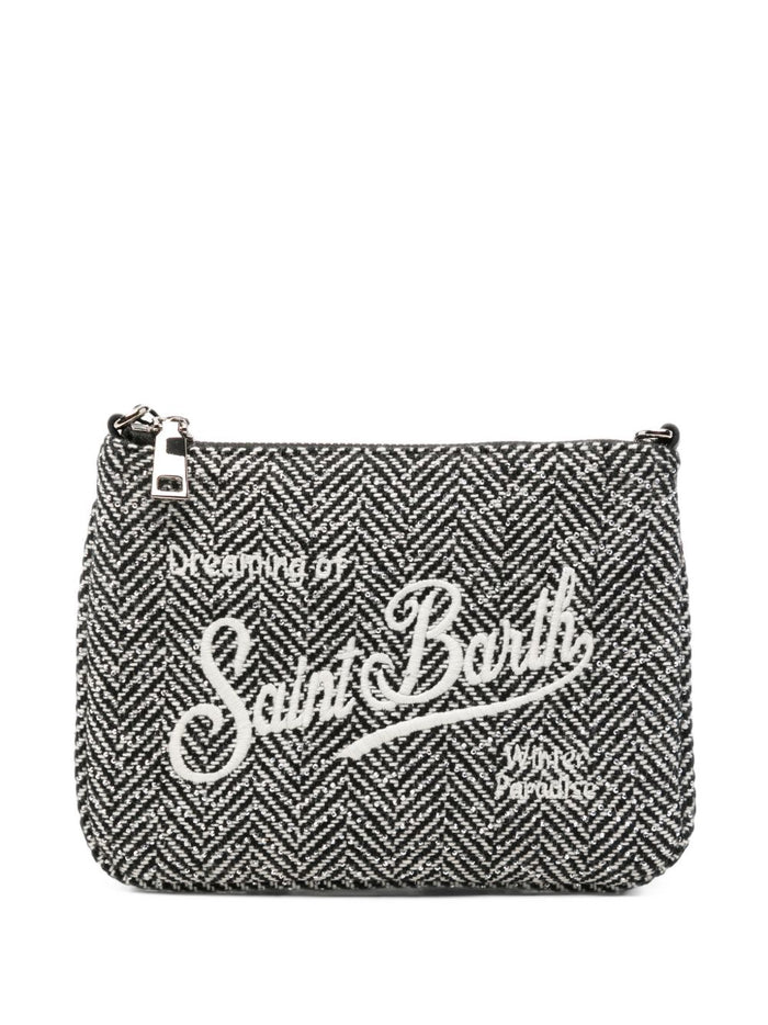 Mc2 Saint Barth Pochette Herringbone Strass Donna 1