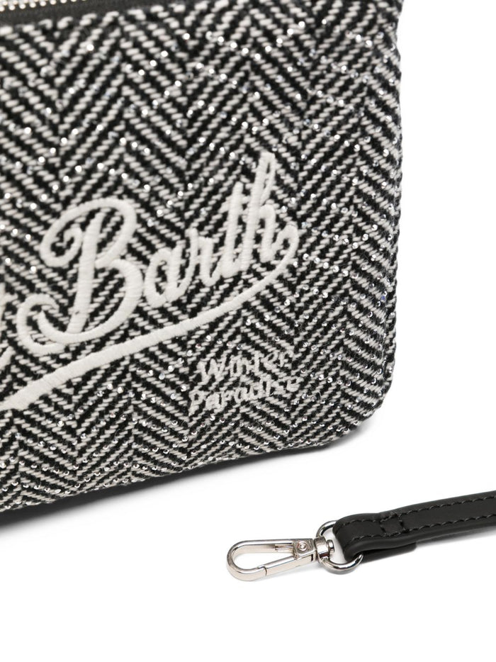 Mc2 Saint Barth Pochette Herringbone Strass Donna 3