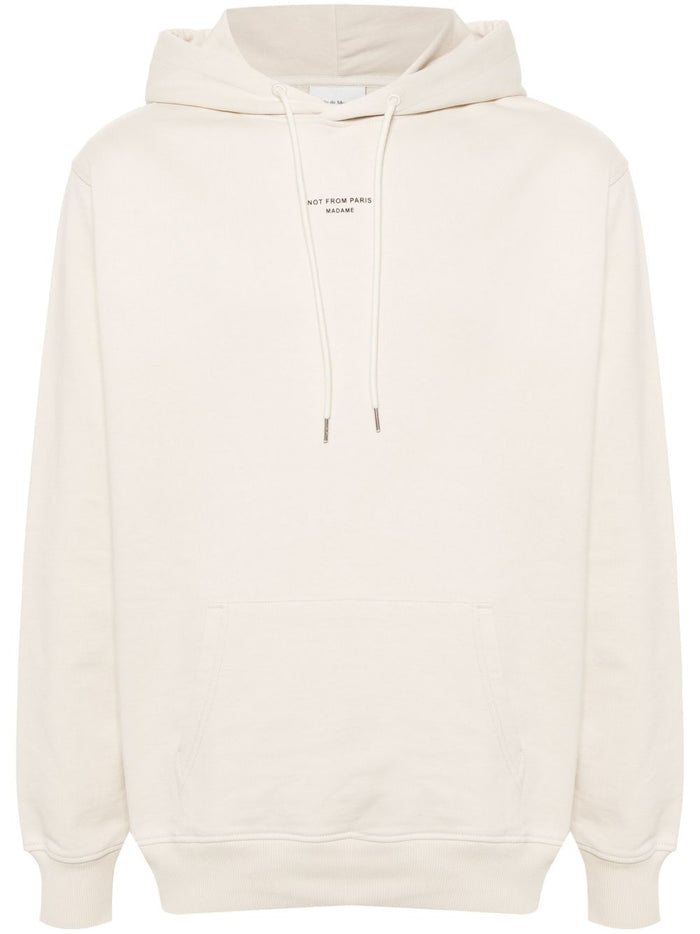 Drole De Monsieur Felpa Not From Paris Madame Uomo Beige 5