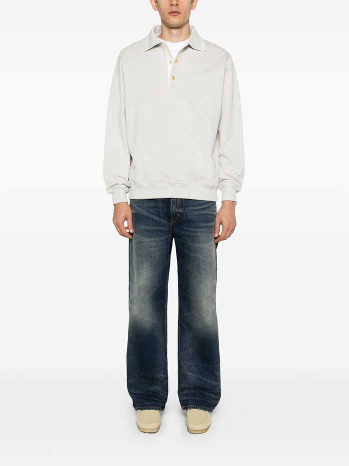 Drole De Monsieur Polo Grigio Uomo Maniche Lunghe 2