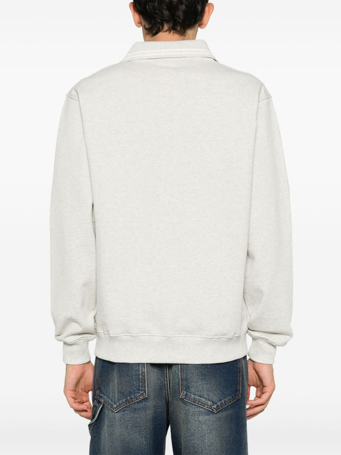 Drole De Monsieur Polo Grigio Uomo Maniche Lunghe 3