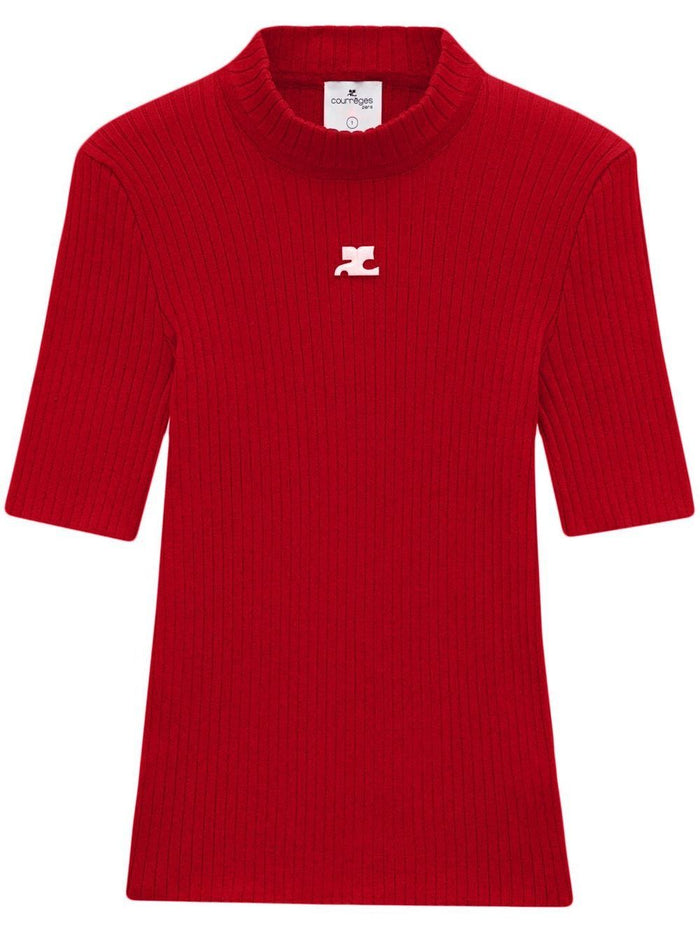 Courreges Maglia Rosso Donna 1