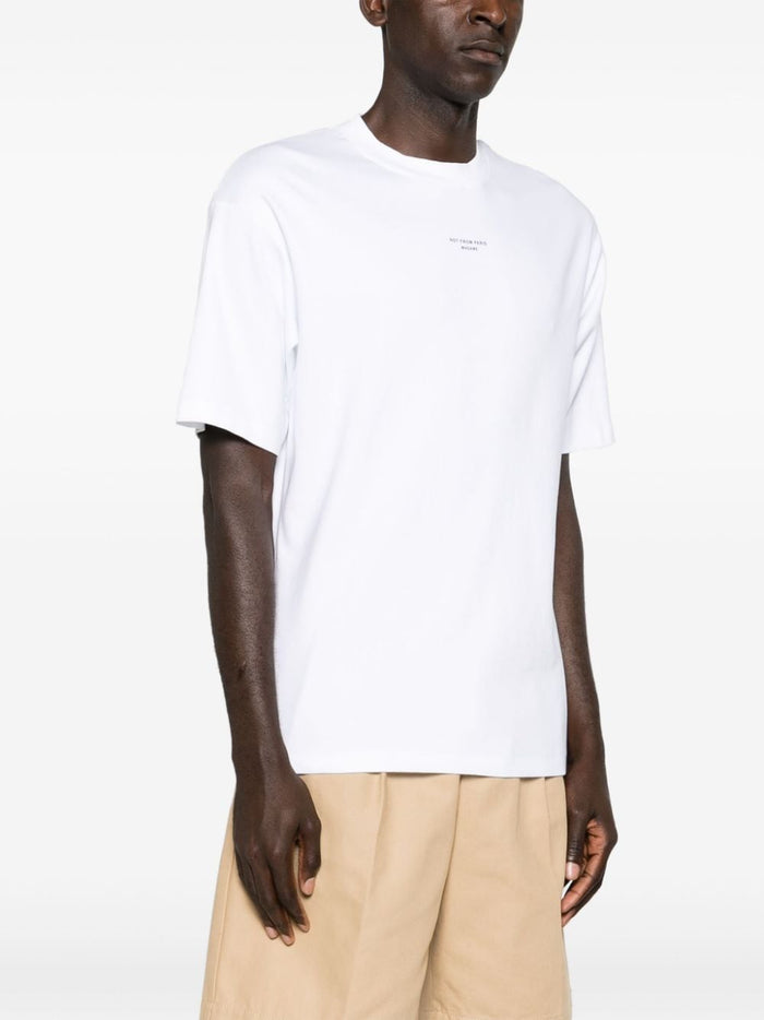 Drole De Monsieur T-Shirt Not From Paris Madame Uomo Bianco 1