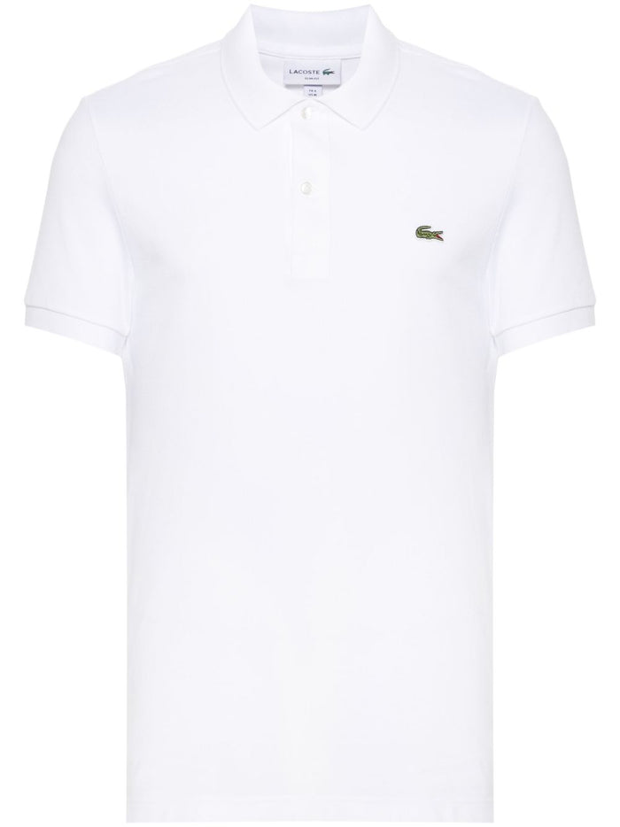 Lacoste Men's Green Crocodile Polo Shirt White 5