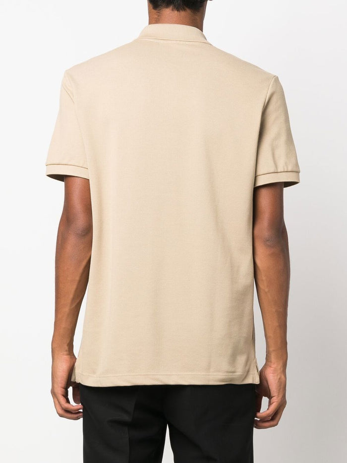 Lacoste Uomo Polo Beige Slim Fit Piqué L.12.12 3