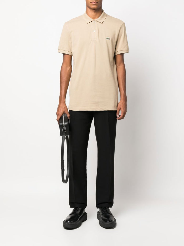 Lacoste Uomo Polo Beige Slim Fit Piqué L.12.12 1
