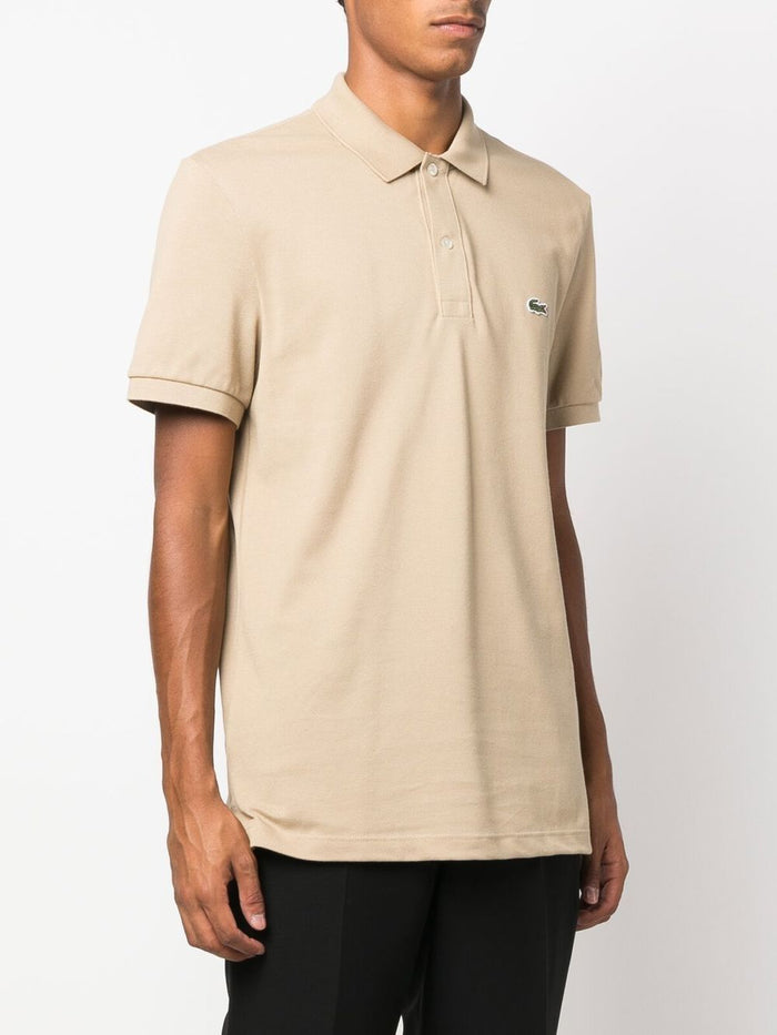 Lacoste Uomo Polo Beige Slim Fit Piqué L.12.12 2
