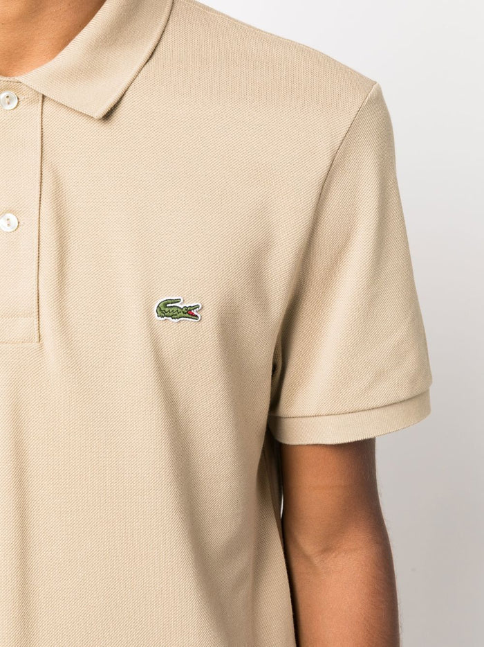 Lacoste Uomo Polo Beige Slim Fit Piqué L.12.12 4