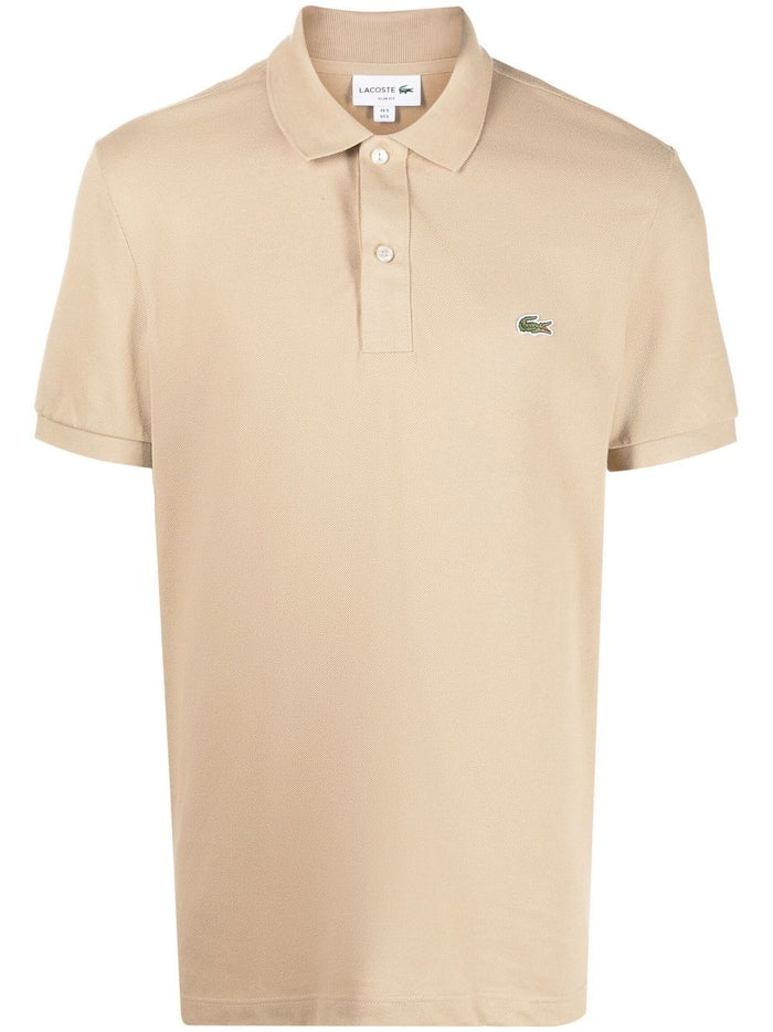 Lacoste Uomo Polo Beige Slim Fit Piqué L.12.12 5
