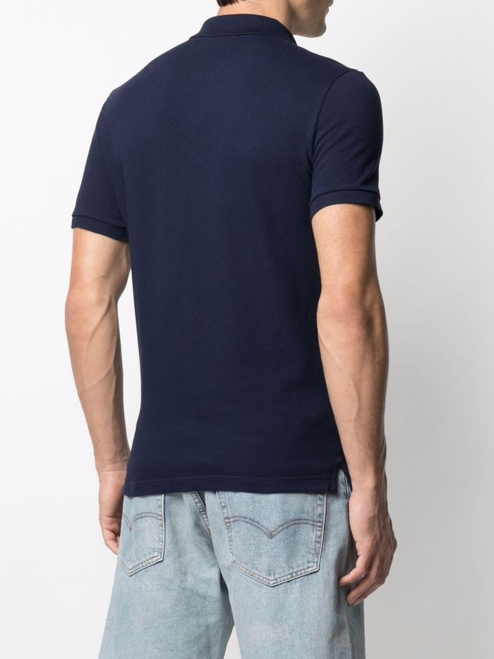 Lacoste Uomo Polo Blu Slim Fit Piqué L.12.12 3