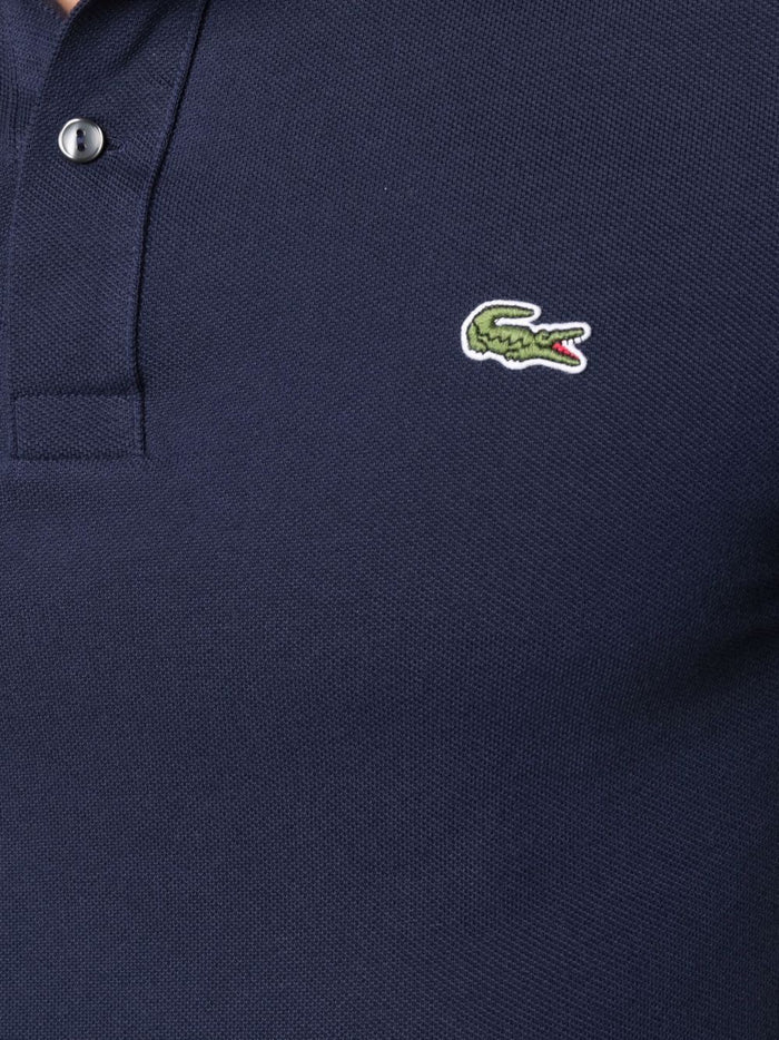 Lacoste Uomo Polo Blu Slim Fit Piqué L.12.12 4