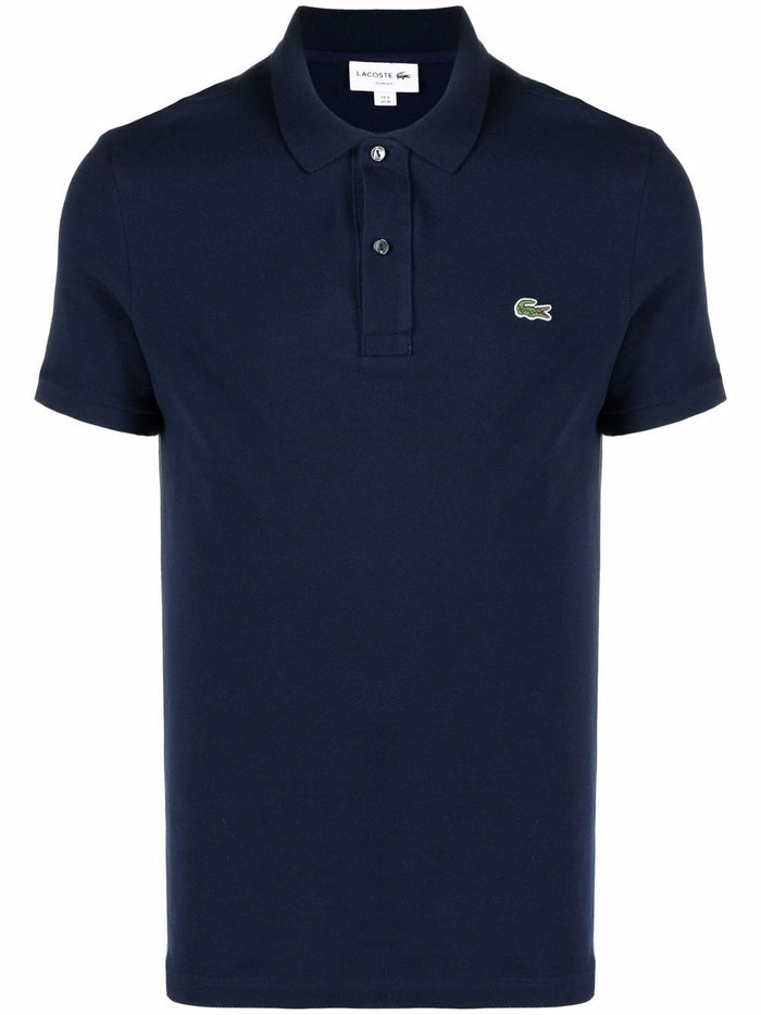 Lacoste Uomo Polo Blu Slim Fit Piqué L.12.12 5