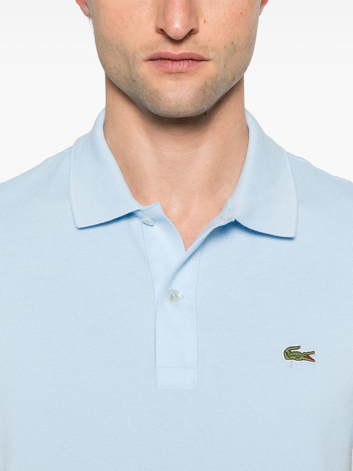 Lacoste Uomo Polo Blu Pastello Slim Fit Piqué L.12.12 3