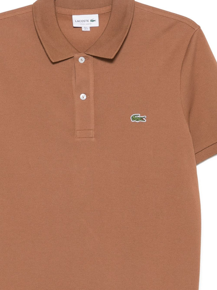 Lacoste Polo Marrone Uomo 3