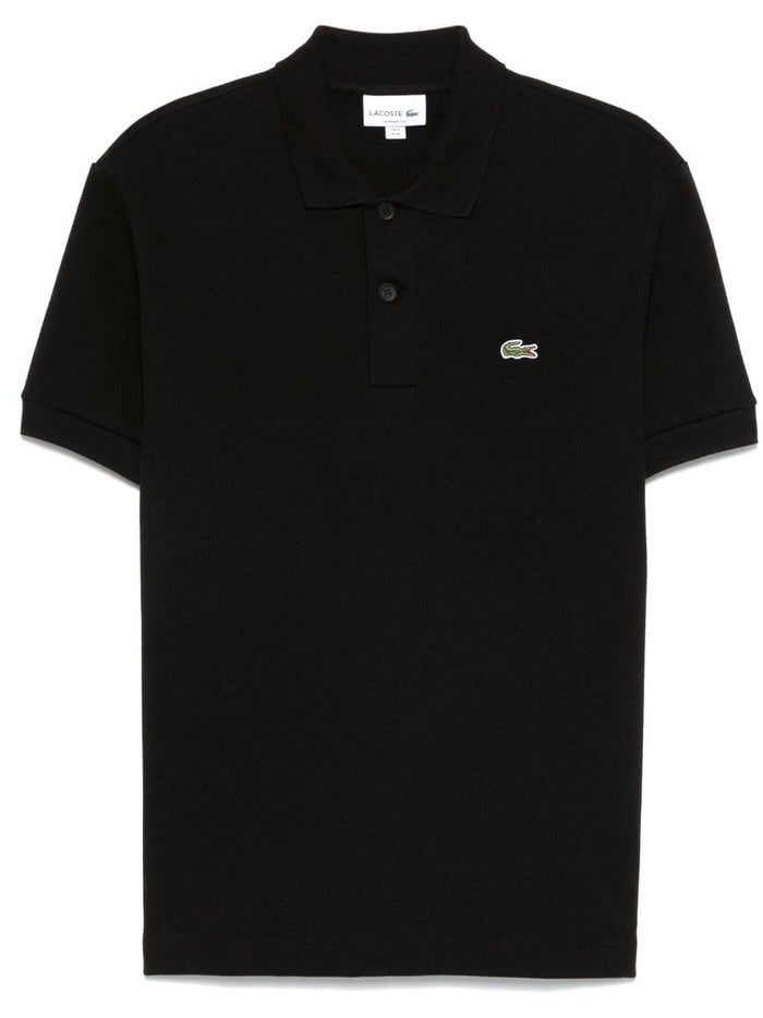 Lacoste Polo Nero Uomo Ricamo Coccodrillo 5
