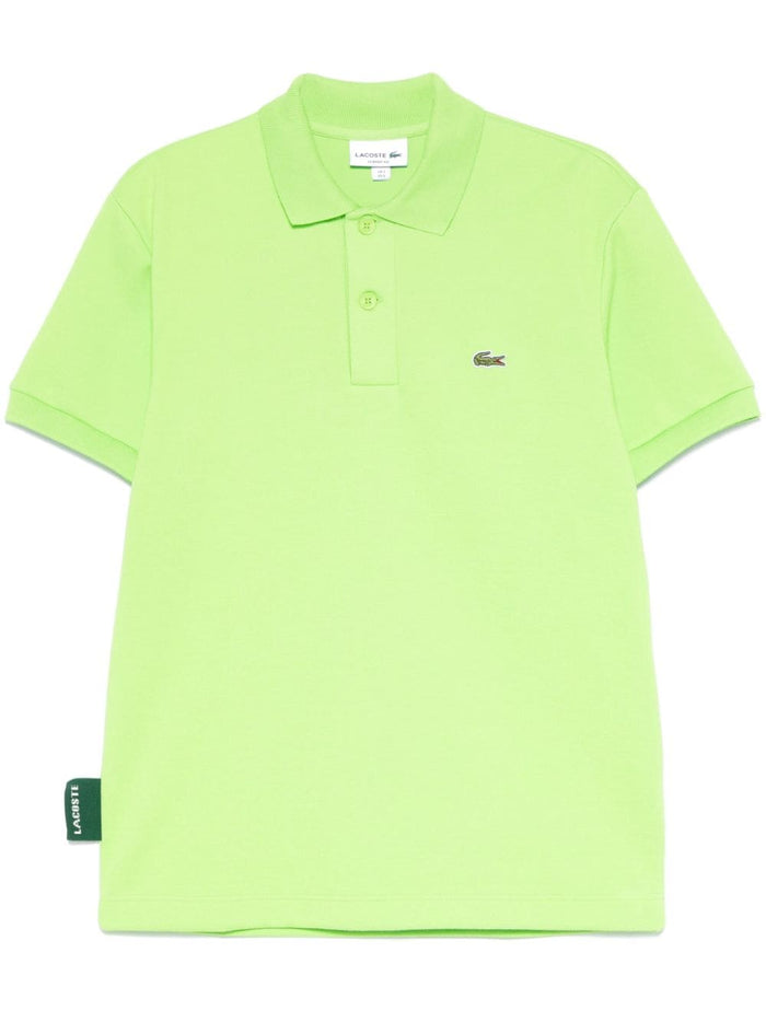 Lacoste Polo Verde Uomo Ricamo Coccodrillo 1