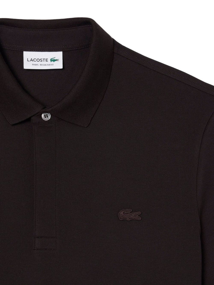 Lacoste Polo Coccodrillo in Tono Uomo Marrone 2