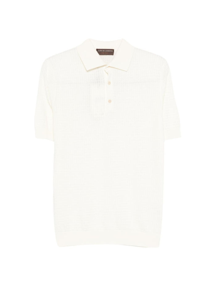 Filippo De Laurentis Polo Bianco Uomo 1