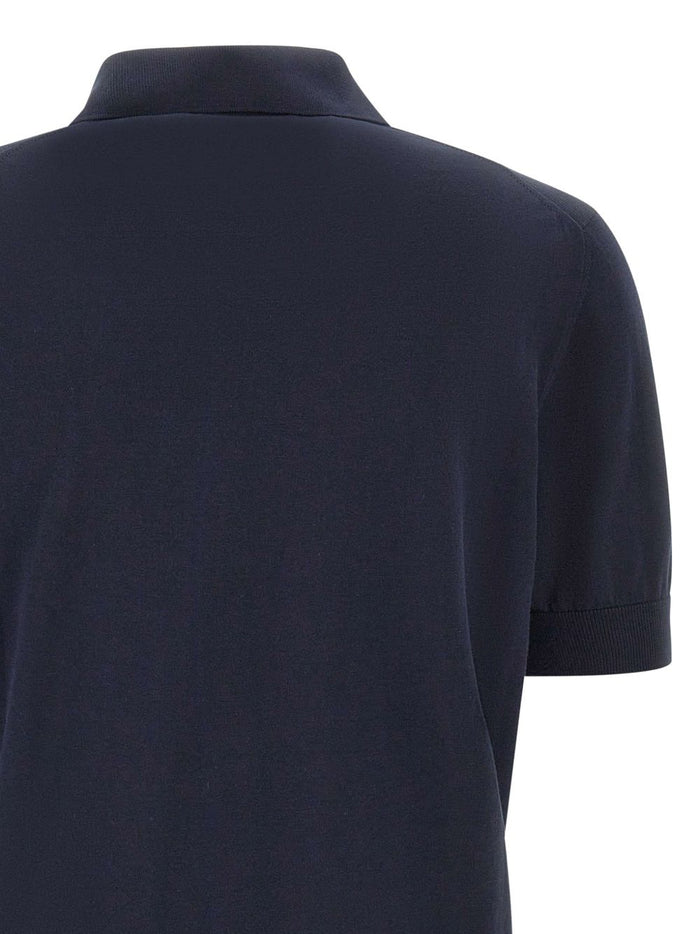 Filippo De Laurentis Polo Kurzarm Herren Blau 4