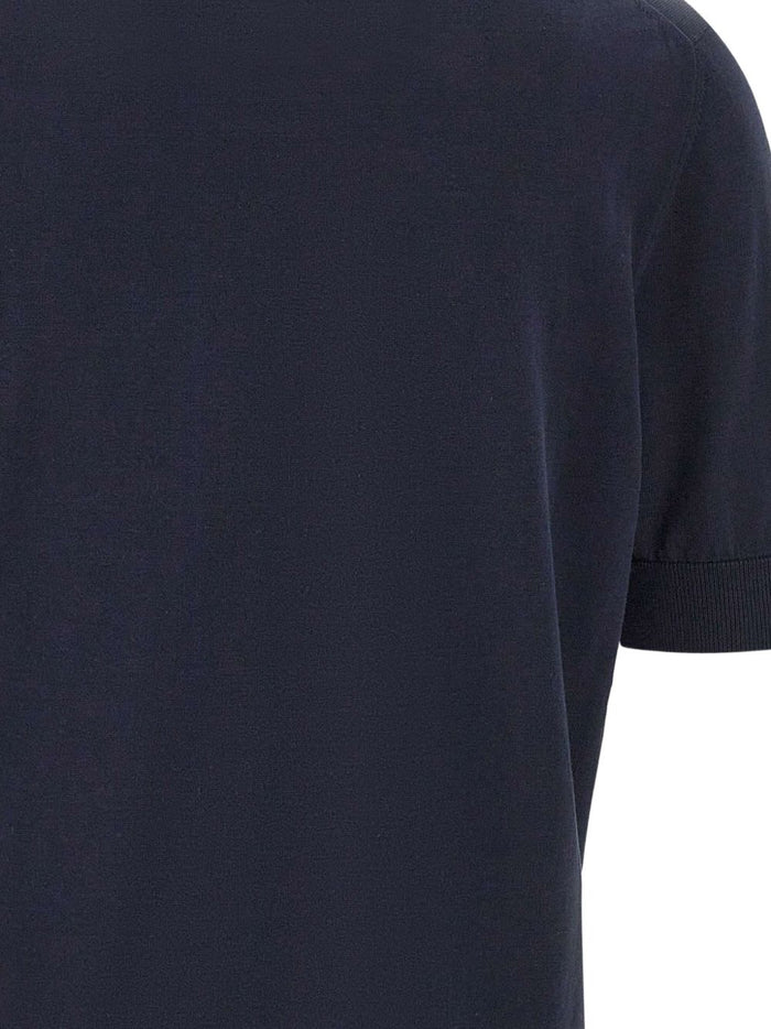 Filippo De Laurentis Polo Kurzarm Herren Blau 5