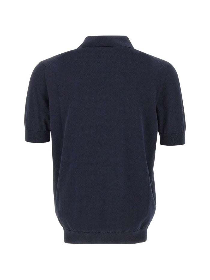 Filippo De Laurentis Polo Kurzarm Herren Blau 2
