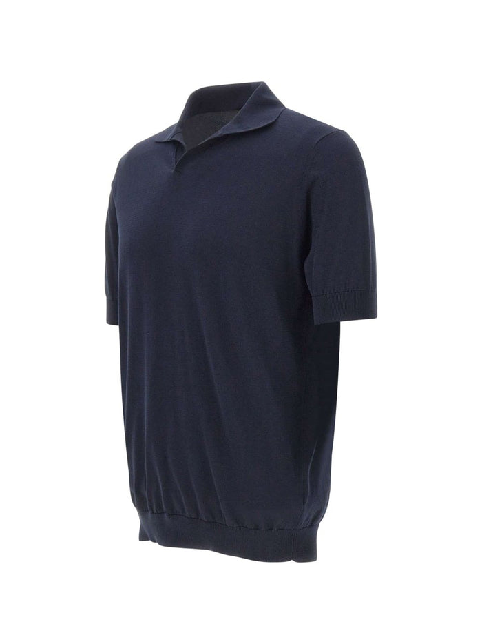 Filippo De Laurentis Polo Kurzarm Herren Blau 7