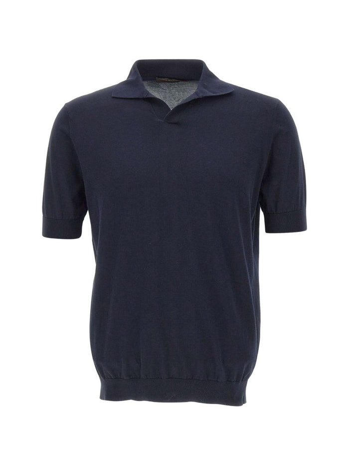 Filippo De Laurentis Polo Kurzarm Herren Blau 1