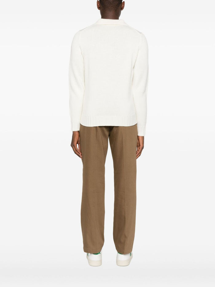 Filippo De Laurentis Maglia Bianco Uomo Polo 3