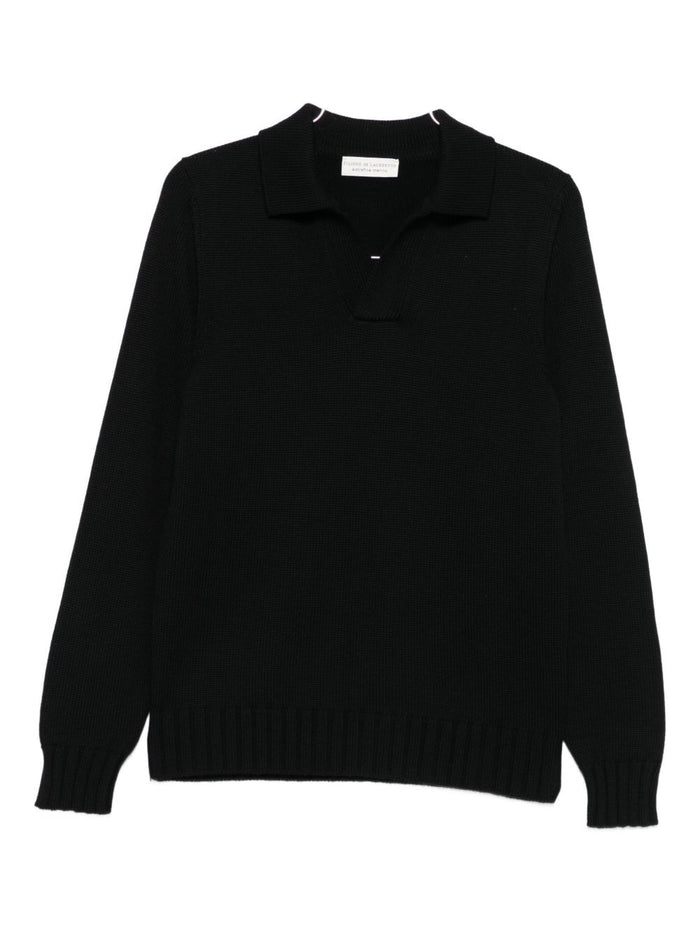 Filippo De Laurentis Maglia Nero Uomo Polo 5