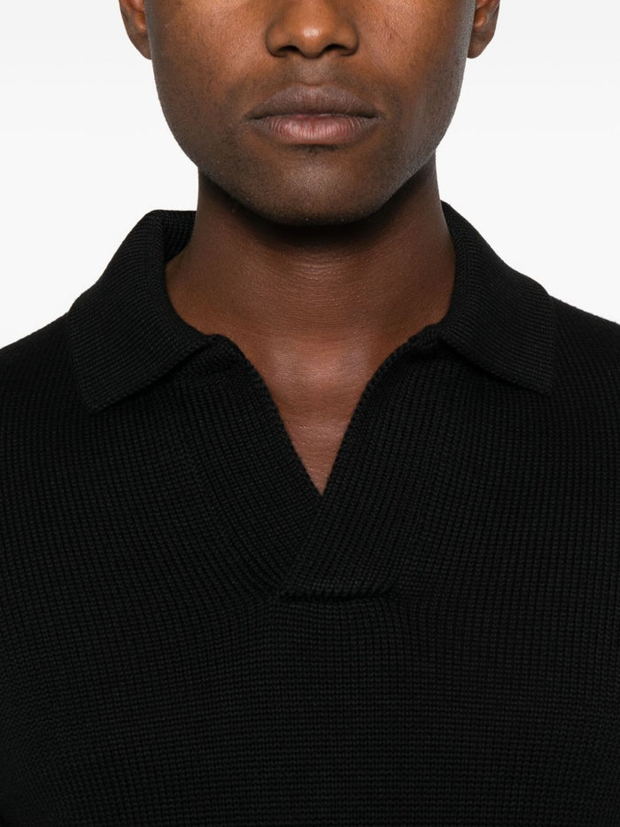 Filippo De Laurentis Maglia Nero Uomo Polo 4