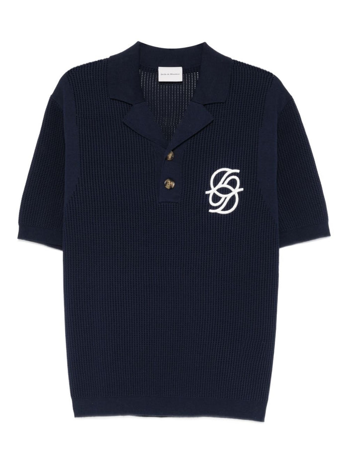 Drole De Monsieur Polo Nido d'Ape Uomo Blu 5