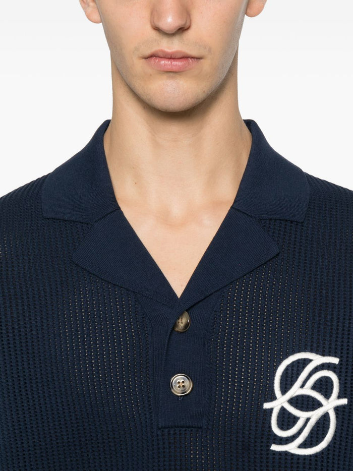 Drole De Monsieur Polo Nido d'Ape Uomo Blu 4