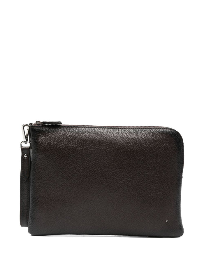 Alberto Luti Men's Brown Clutch Bag 1