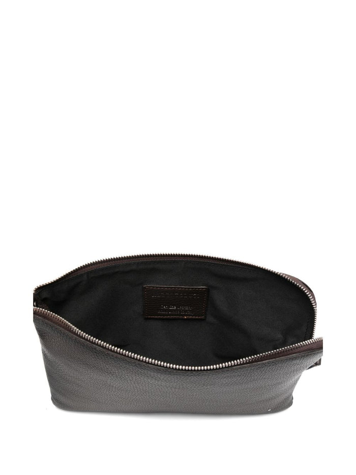 Alberto Luti Men's Brown Clutch Bag 2