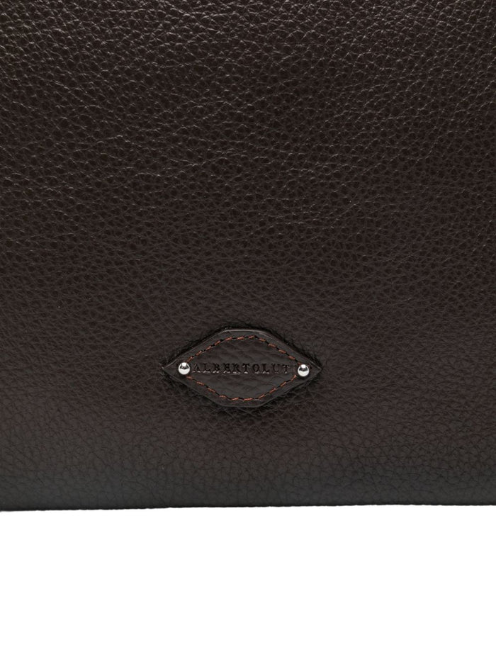 Alberto Luti Men's Brown Clutch Bag 4