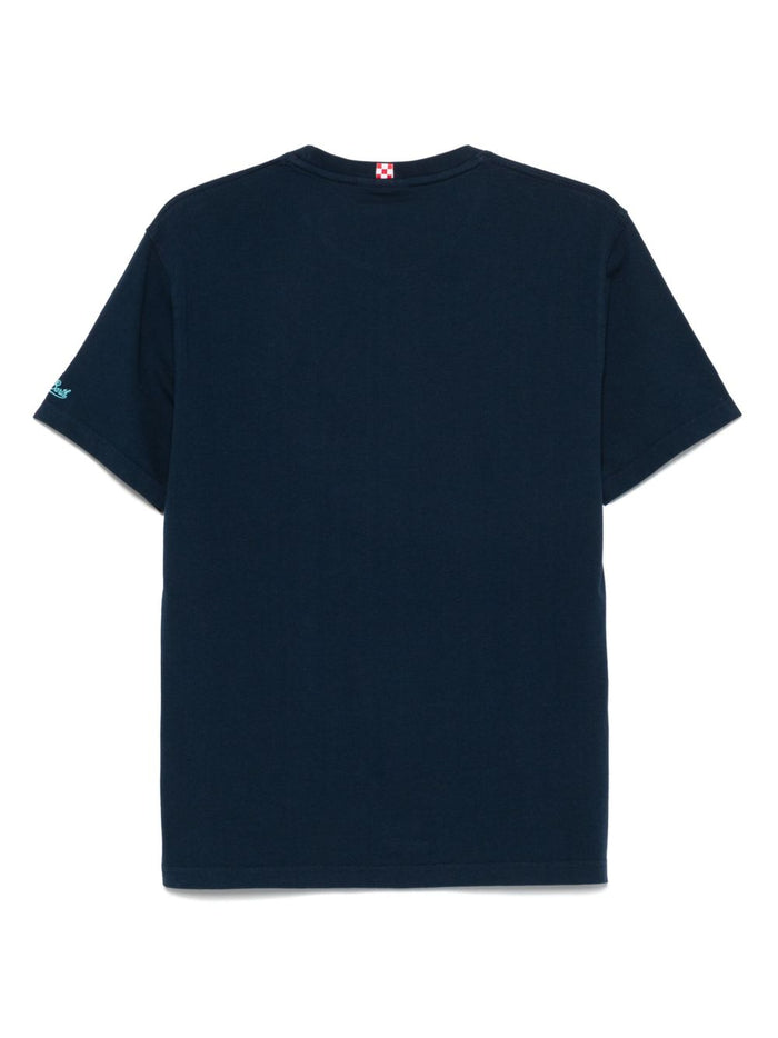 Mc2 Saint Barth Portofino Uomo T-shirt Blu Motivo Gin 2