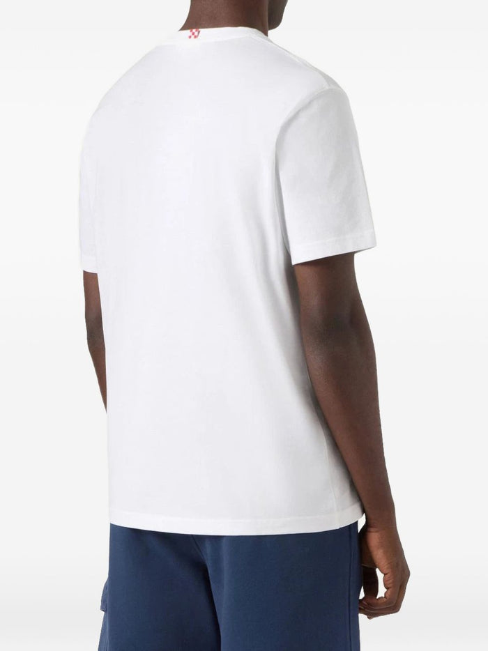 Mc2 Saint Barth T-shirt I work for the BIG 4 Uomo Bianco 2