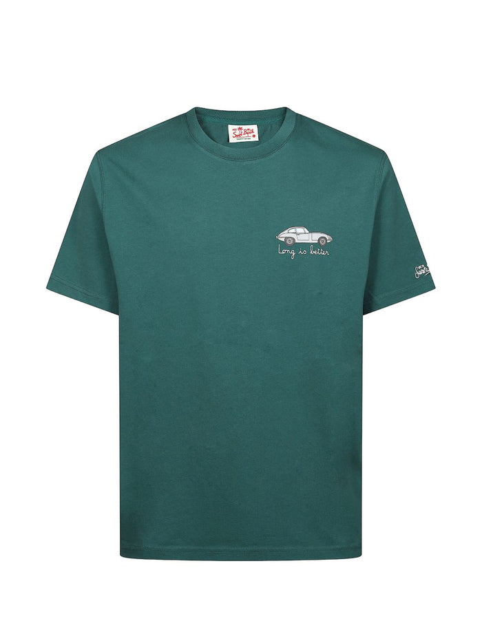 Mc2 Saint Barth T-shirt Portofino Long Car Uomo Verde 1