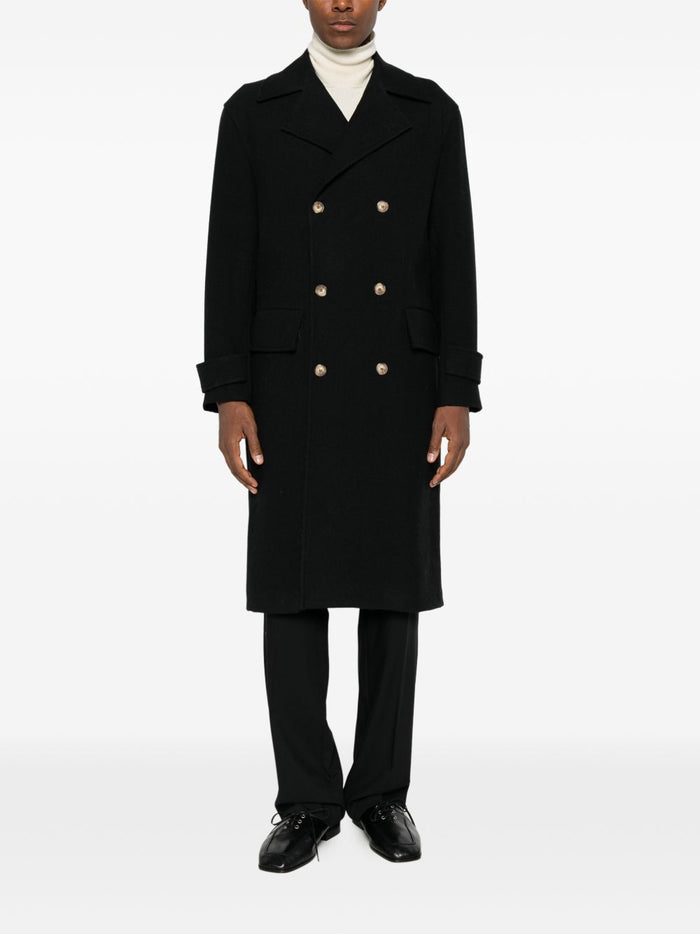 Officina Sartoriale Cappotto Nero Uomo 4