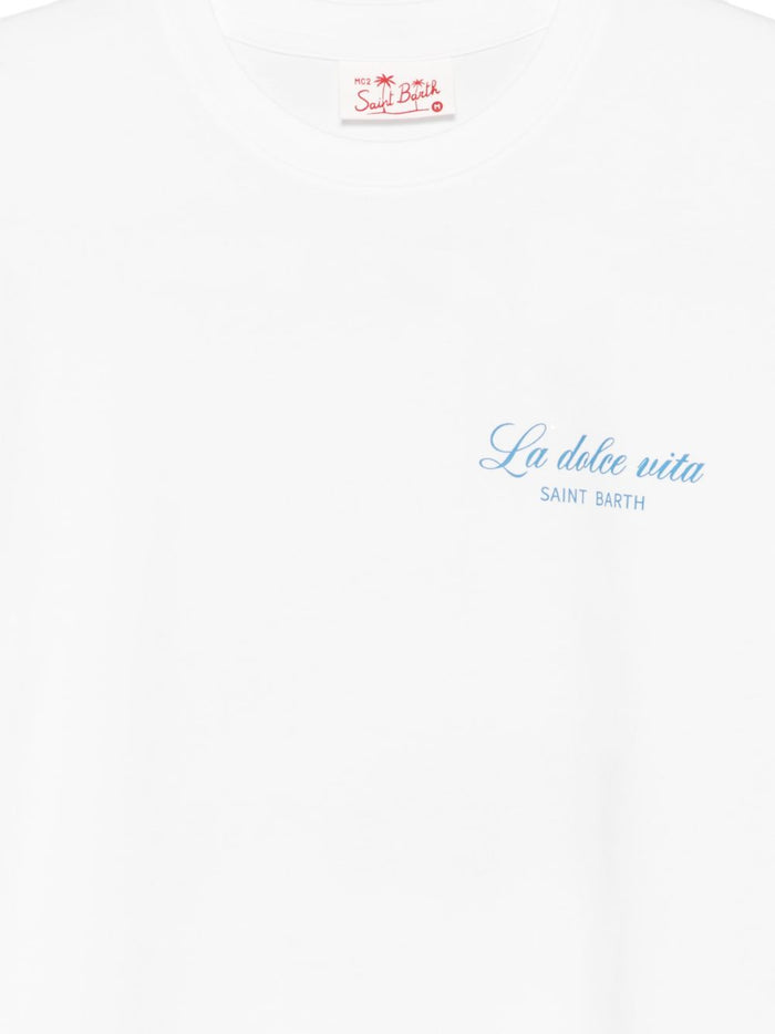 Mc2 Saint Barth T-shirt Dolce Vita Uomo Bianco 3