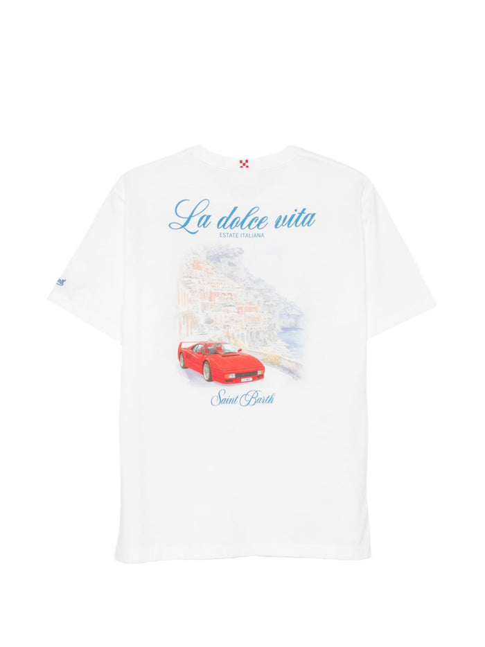Mc2 Saint Barth T-shirt Dolce Vita Uomo Bianco 2