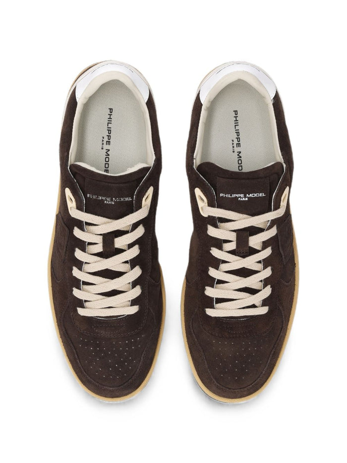 Philippe Model Scarpa Daim Brun Uomo 3