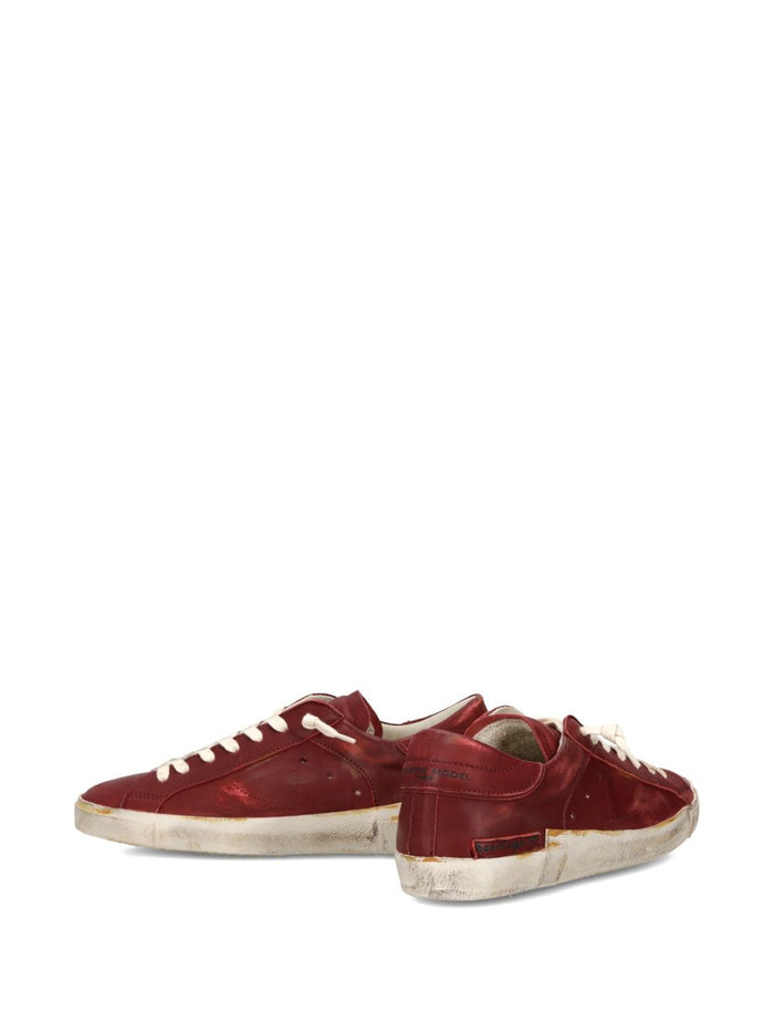 Philippe Model Prsx Herren Sneakers Bordeaux 2