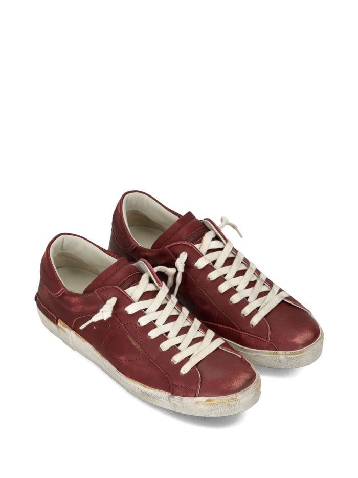Philippe Model Prsx Herren Sneakers Bordeaux 4